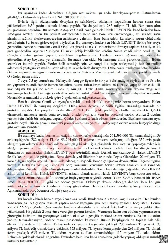 Konteyner üreticisi Nejdet Kuy konuştu: Deprem konutları ödemesinden Haluk Levent’e 70 milyon TL ödediğini itiraf etti-6