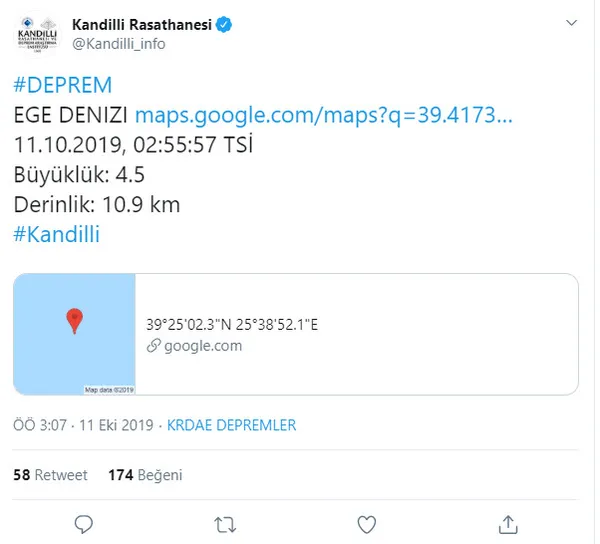Son dakika: Çanakkale’nin Ayvacık ilçesi açıklarında deprem | AFAD, Kandilli Rasathanesi son depremler-2