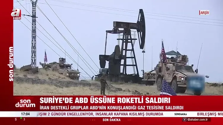 Suriye’de ABD üssüne roketli saldırı