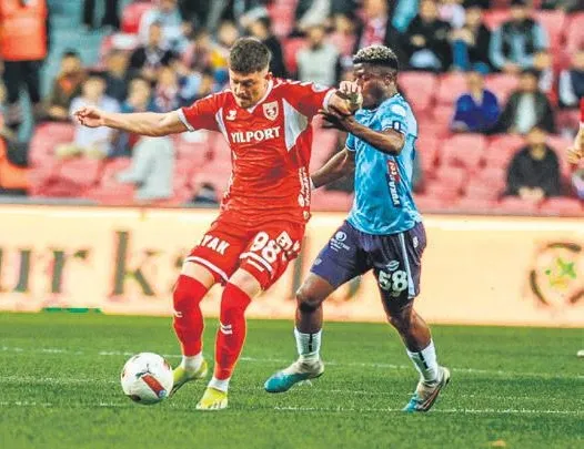 Samsun maçı bırakmadı