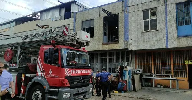 Başakşehir Demirciler Sanayi Sitesi’nde şiddetli patlama!