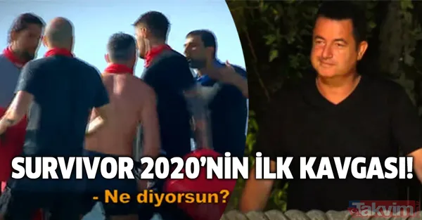 Survivor 2020'nin ilk kavgası Yasin Obuz ile Parviz Abdullayev'den geldi! İkisi de geri vites yapmayınca... - 1