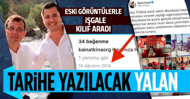 İBB Sözcüsü Murat Ongun'un TÜGVA yalanı ortaya çıktı!