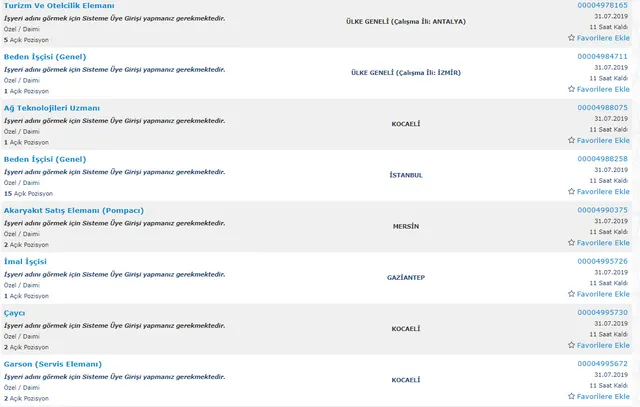 İŞKUR personel alım başvuru şartları esube.iskur.gov.tr-6