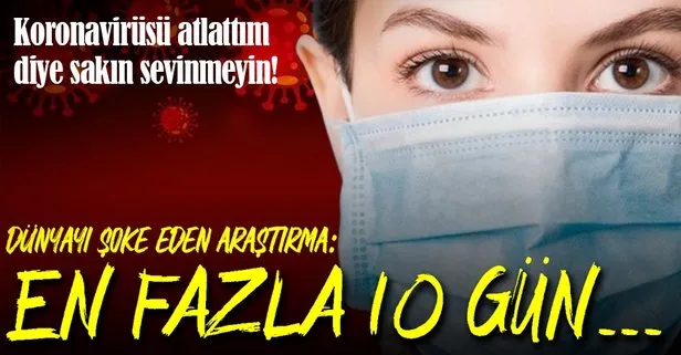 Kovid-19 için 'en fazla 10 gün' iddiası