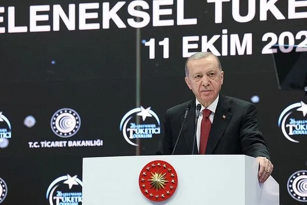 Başkan Erdoğan'dan 26. Geleneksel Tüketici Ödülleri Zirvesi'nde önemli açıklamalar: Fırsatçılık peşinde koşanlara nefes aldırmayacağız-5
