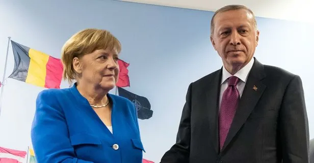 Başkan Erdoğan ile Angela Merkel arasında kritik görüşme