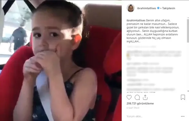 İbrahim Tatlıses'in küçük kızı Elif Ada, videosuyla paylaşım rekoru kırdı-1