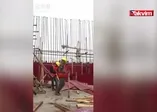 İşçinin şoke eden hareketi!