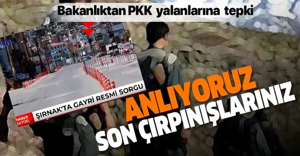 İçişleri'nden terör yandaşlarına tepki