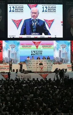 Kurultay'da Bahçeli'den iki önemli mesaj