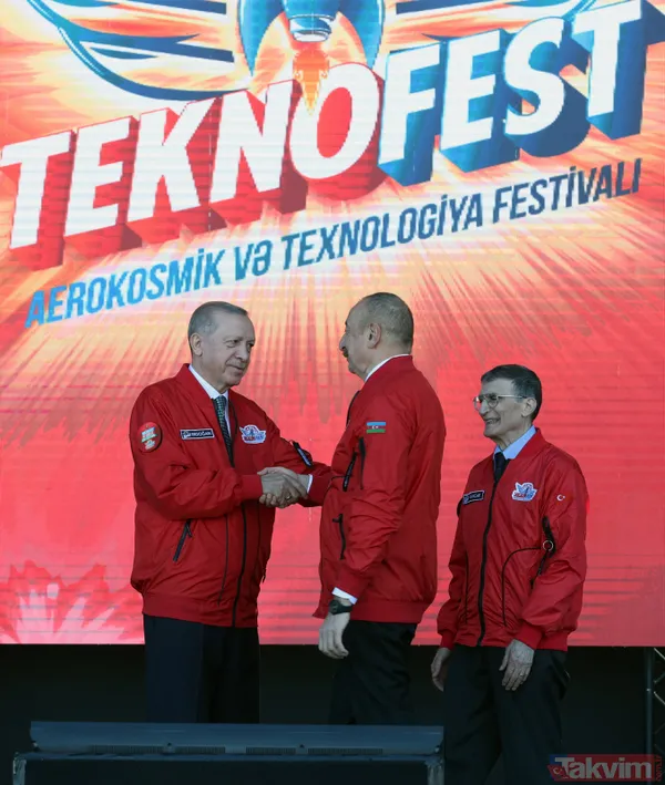 Azerbaycan'ın başkenti Bakü'de TEKNOFEST heyecanı! Gökyüzüne ay-yıldız çizildi - 44