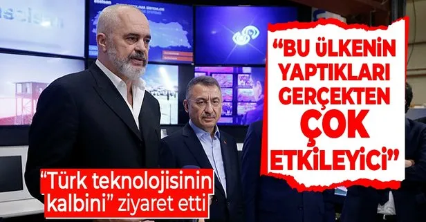 Türk teknolojisinin kalbini ziyaret etti