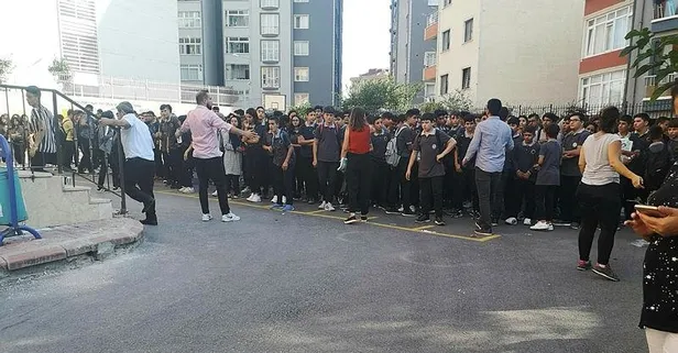 İstanbul Sancaktepe'de okulda yangın!