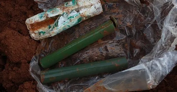 Siirt’te bir arazide PKK’ya ait RPG-7 roketatar sevk fişekleri bulundu