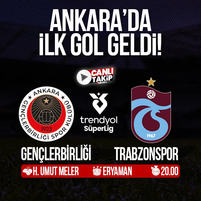 Gençlerbirliği - Trabzonspor | CANLI