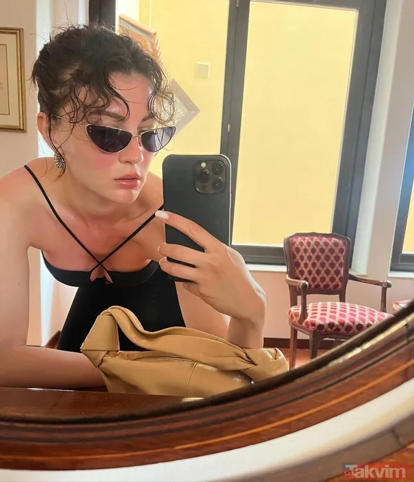 Burcu Özberk'in sonu da Hadise gibi oldu yandı kavruldu! Dekoltesiyle verdiği ayna pozunda ortaya çıktı Burcu'nun bu hali olay - 6