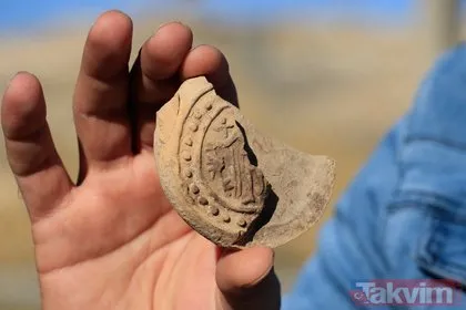 Dara Antik Kenti’nde heyecanlandıran keşif! Üzerinde Aziz Menas’ın figürü var! 1400 yıl öncesine ait...