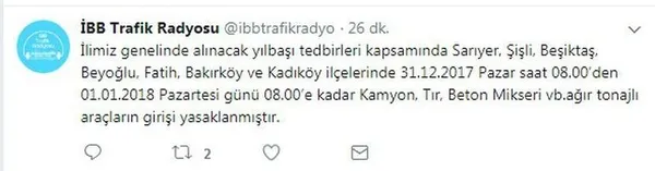 Dikkat! Yasak bu sabah başladı...-1