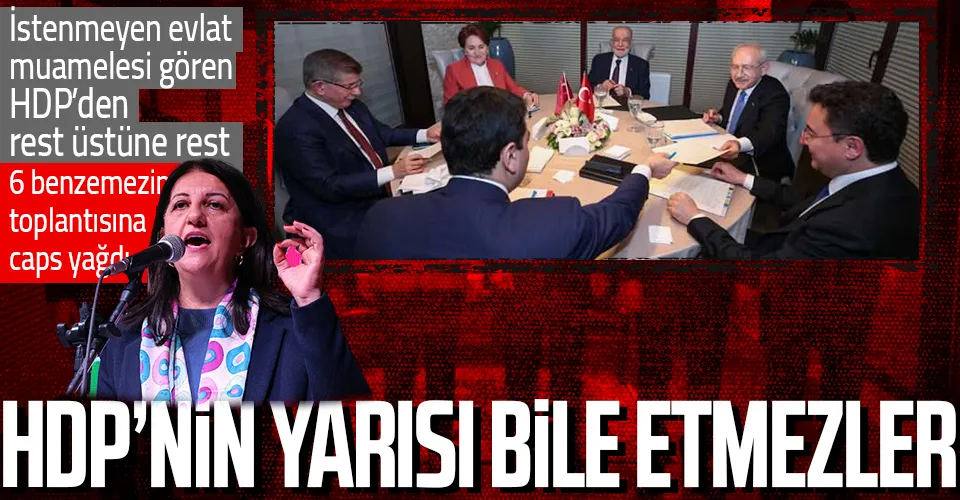 6 muhalif parti HDPKK ile gizli ilişki yaşayacak!