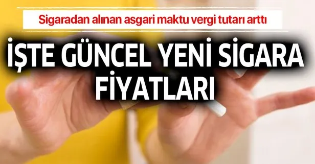 Vergi arttı! 16 Ağustos sigara fiyatları ne oldu?