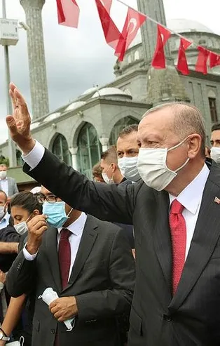 Son dakika: Başkan Erdoğan Rize Güneysu'da! Vatandaşlardan sevgi seli