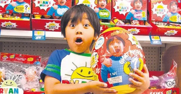 YouTube’un en çok kazanan ismi 8 yaşındaki Ryan Toysreview oldu