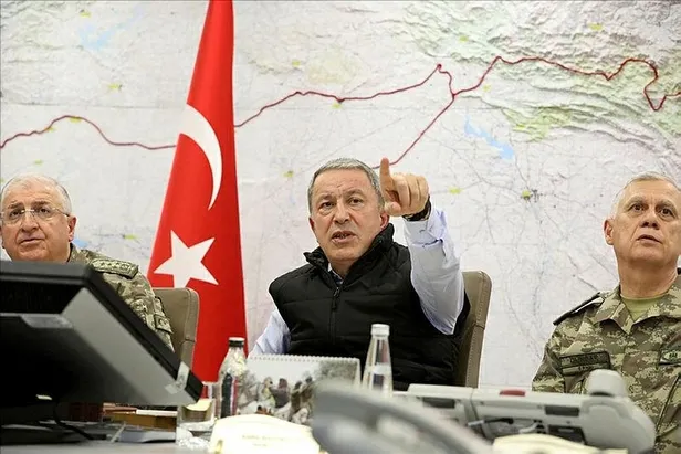 Bakan Akar'dan Barış Pınarı Harekatı açıklaması: Mehmetçik; Fırat'ın doğusunda da Suriyeli kardeşlerinin yanında-1