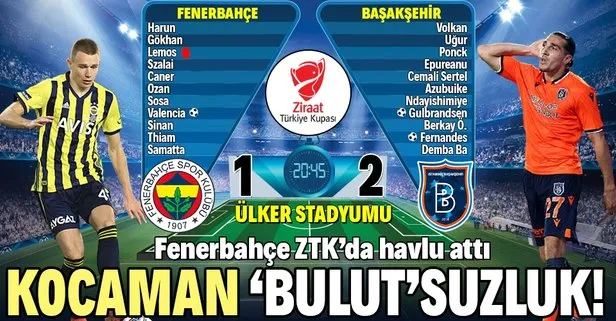 Medipol Başakşehir, Ziraat Türkiye Kupası’nda yarı finale yükseldi! Fenerbahçe 1-2 Başakşehir ÖZET İZLE