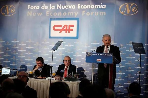 Başbakan Yıldırım İspanya'da konuştu-1