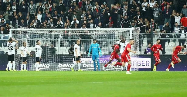 Beşiktaş alev alev