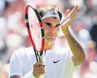 Roger Federer 1 saatte işi bitirdi