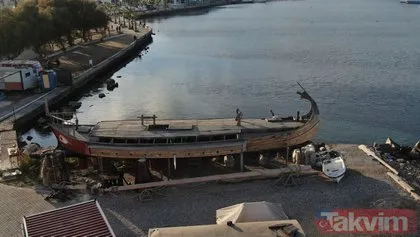 Denizcilik tarihi İzmir’de hayat buldu! Tarihte bilinen ilk tekneler birebir yapıldı