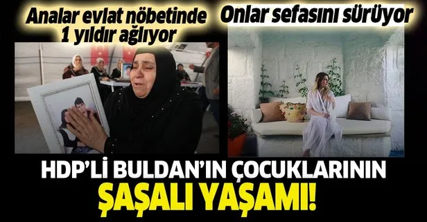 Diyarbakırlı anneler evlat nöbetinde ağlarken Buldan’ın çocukları lüks yarışına girdi!