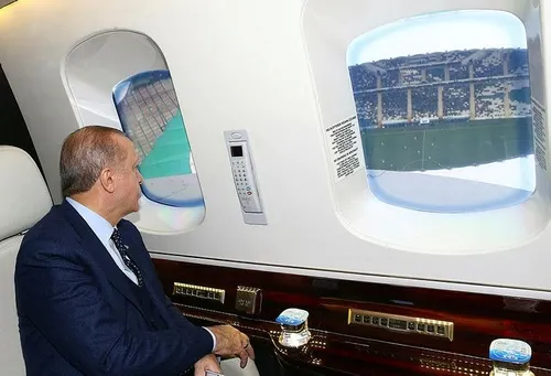 Cumhurbaşkanı Erdoğan, Bursaspor’un stadyumunu inceledi-1