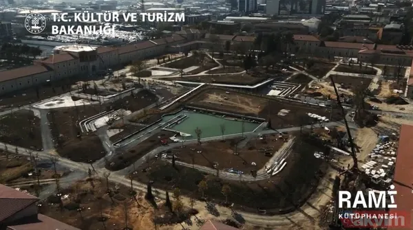 Kışladan kütüphaneye! Başkan Recep Tayyip Erdoğan açtı... İşte Rami Kütüphanesi'nin öncesi ve sonrası... - 21