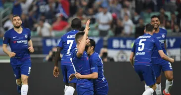 UEFA Avrupa Liginde kupa Chelseanin | Chelsea:4 - Arsenal:1 Maç sonucu