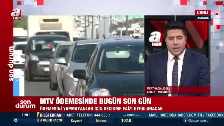 Yüzde 3,5 gecikme faizi ödememek için MTV ödemesinde son gün bugün!