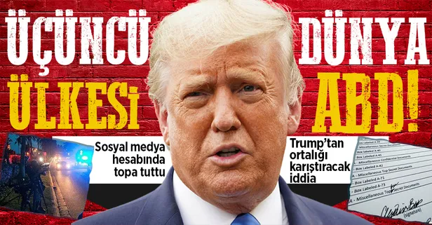 Eski ABD Başkanı Donal Trump FBI tarafından yapılan baskında pasaportlarının “çalındığını” iddia etti