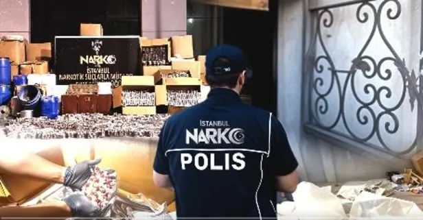 İstanbul ve Kocaeli'de 3 milyon 40 bin 771 uyuşturucu hap ele geçirildi