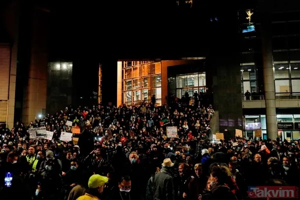 Fransa yangın yeri: Protestocular Merkez Bankasını ateşe verdi - 13