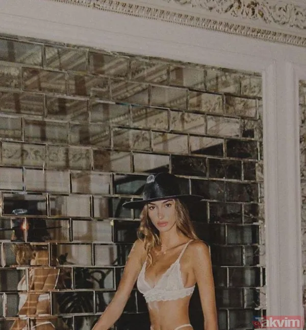 Şevval Şahin dantelli iç çamaşırıyla objektif karşısına geçti paylaşımı olay oldu! Sosyal medya ikiye bölündü - 7