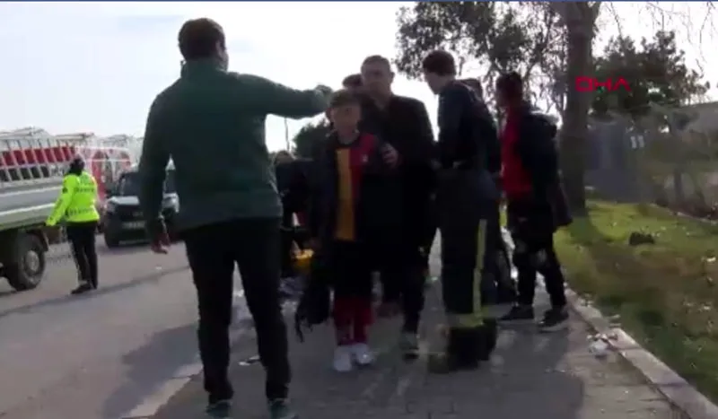 Antalya Kemer'de feci kaza (DHA)