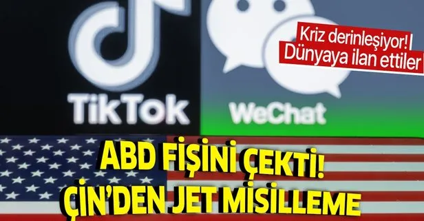 ABD’nin TikTok ve WeChat hamlesine Çin’den jet misilleme