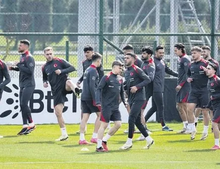 Milli takım maça hazır