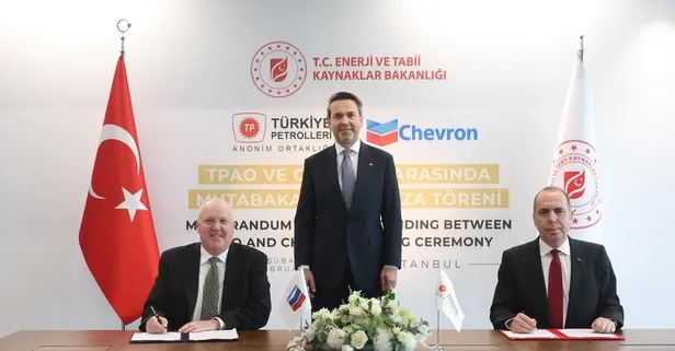 Bakan Bayraktar anlaşmayı duyurdu: TPAO ile Chevron arasında mutabakat zaptı imzalandı