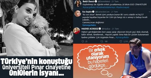 Pınar Gültekin’in acı haberi ünlüleri isyan ettirdi! Cedi Osman: Bir erkek olarak utanıyorum...