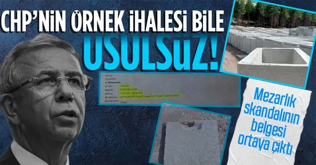 CHP’li Ankara Büyükşehir Belediyesi’nin ‘örnek’ ihalesi bile usulsüz! Skandal belgelendi