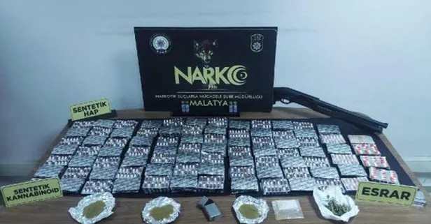 Malatya'da uyuşturucu operasyonu