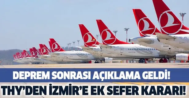 İzmir’de 6,6’lık deprem sonrası Türk Hava Yolları’ndan ek sefer kararı!